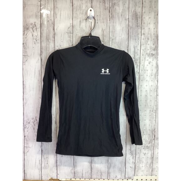Under Armour Other - Under Armour YLG youth large black Boys fitted top